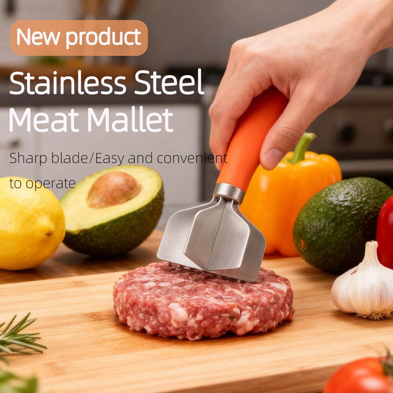 Meal Prep Potatoes - 肉挽き器 ヘビーデューティー ステンレス製クラッシャー プロ仕様のポテトマッシャー 家庭用食事準備用多目的ツール