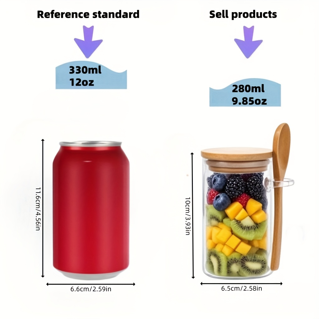 4/8/12個入り、蓋付きオートミール朝食カップ（9.85オ - Meal Prep Yogurt Containers のレビューと価格