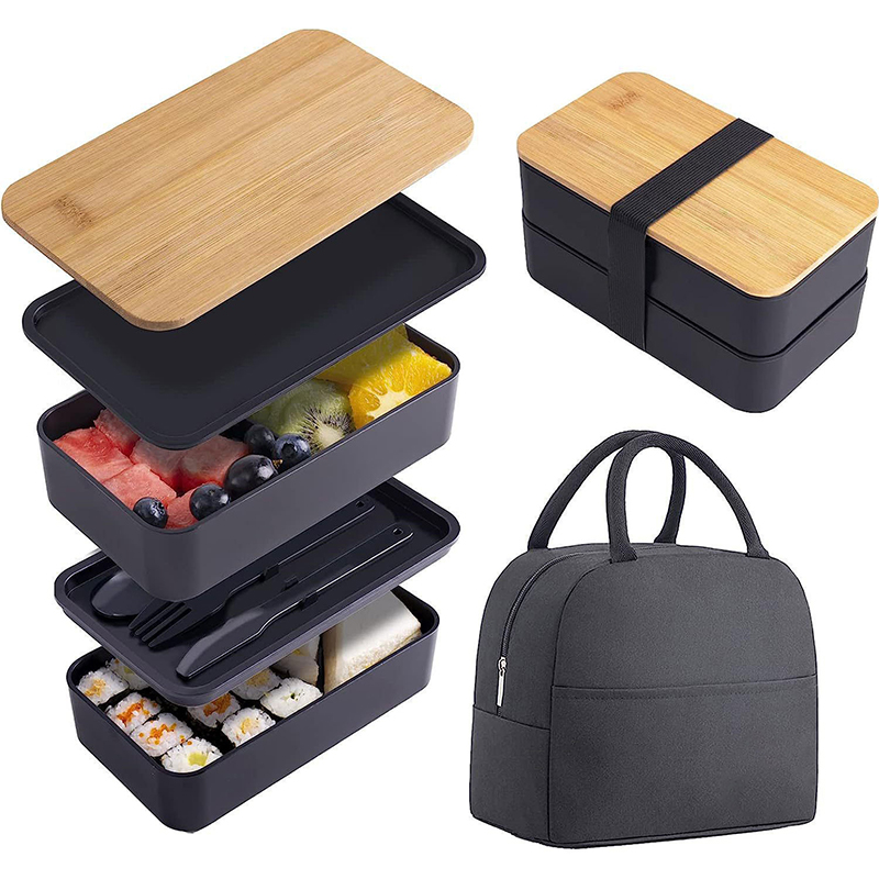 積み重ね可能な弁当箱 調理器具付き 1200ML オールイン - Meal Prep Fit のレビューと価格