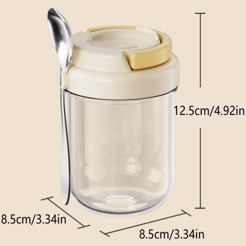 [E] 朝食カップ ポータブル オートミール シリアル ナッ - Meal Prep Yogurt Containers のレビューと価格