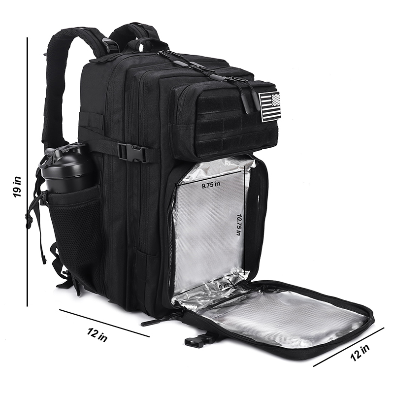 45L 食事準備管理バックパック戦術防水断熱ランチクーラーバ - Meal Prep Fit のレビューと価格