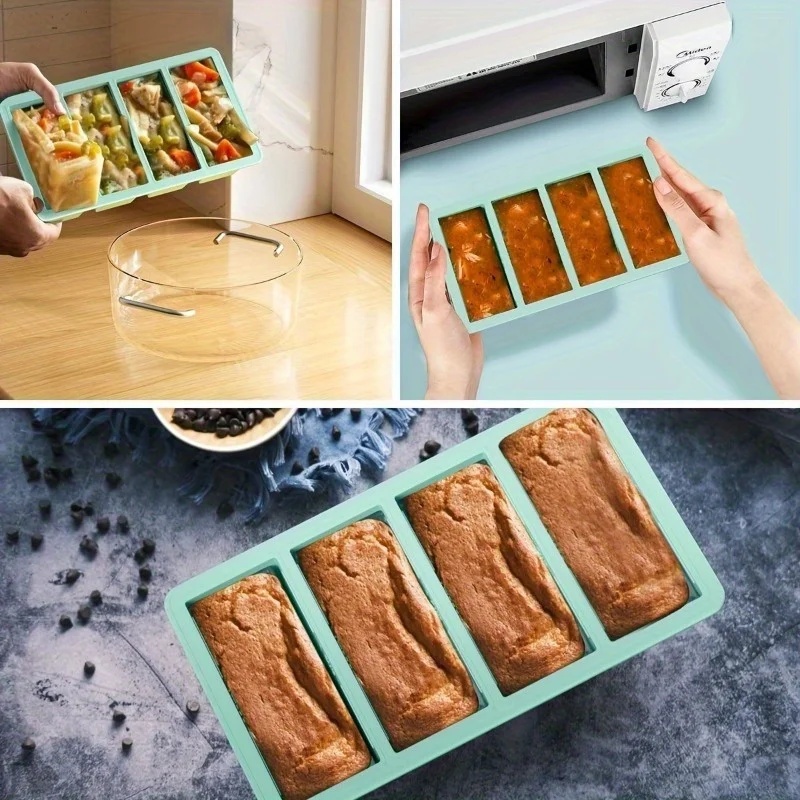 積み重ね可能なシリコン製冷凍トレイ（蓋付き）耐久性のある保存 - Meal Prep Chia Pudding のレビューと価格