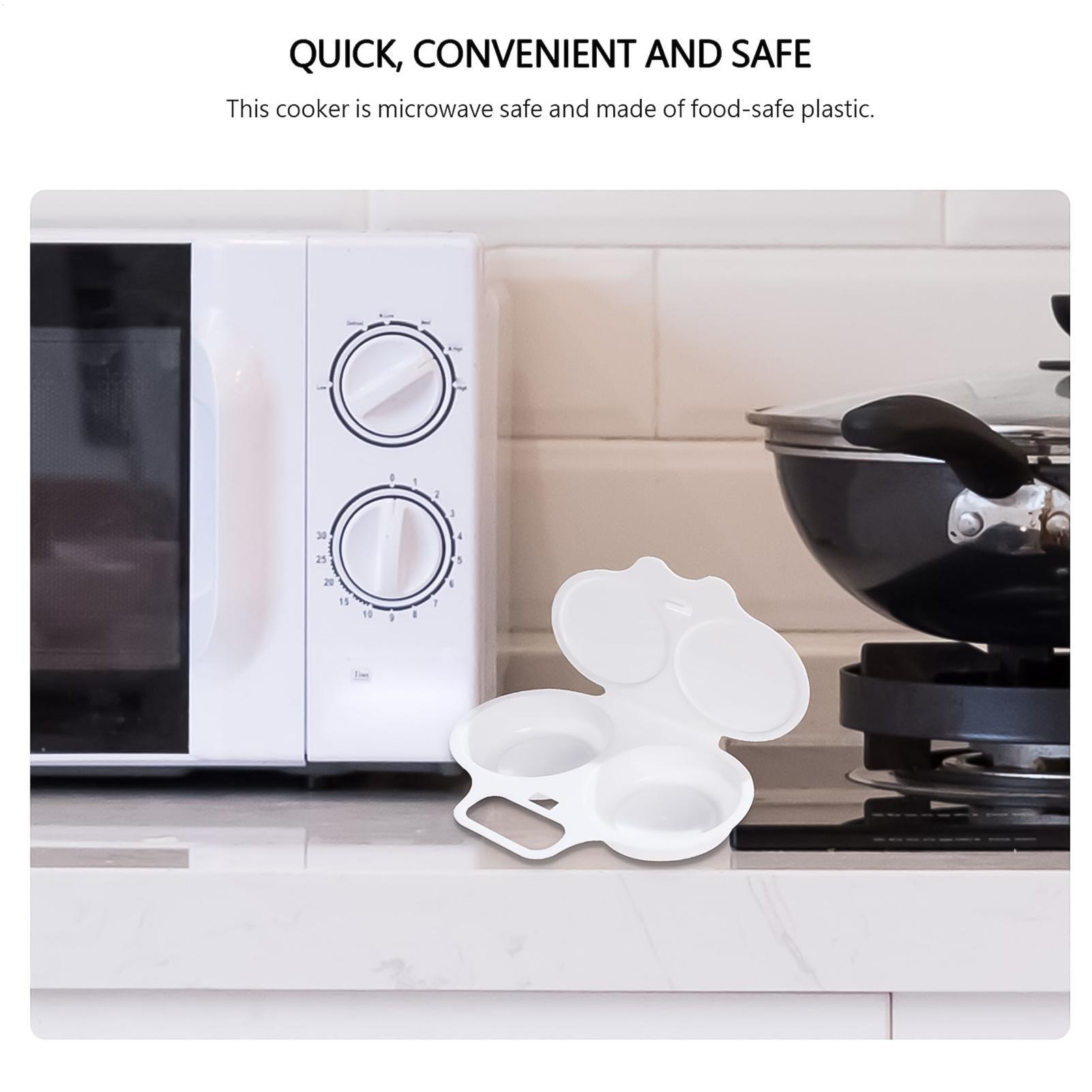 電子レンジ卵密猟者 DIY 卵ラウンドポーチドエッグノンステ - Meal Prep Fit のレビューと価格