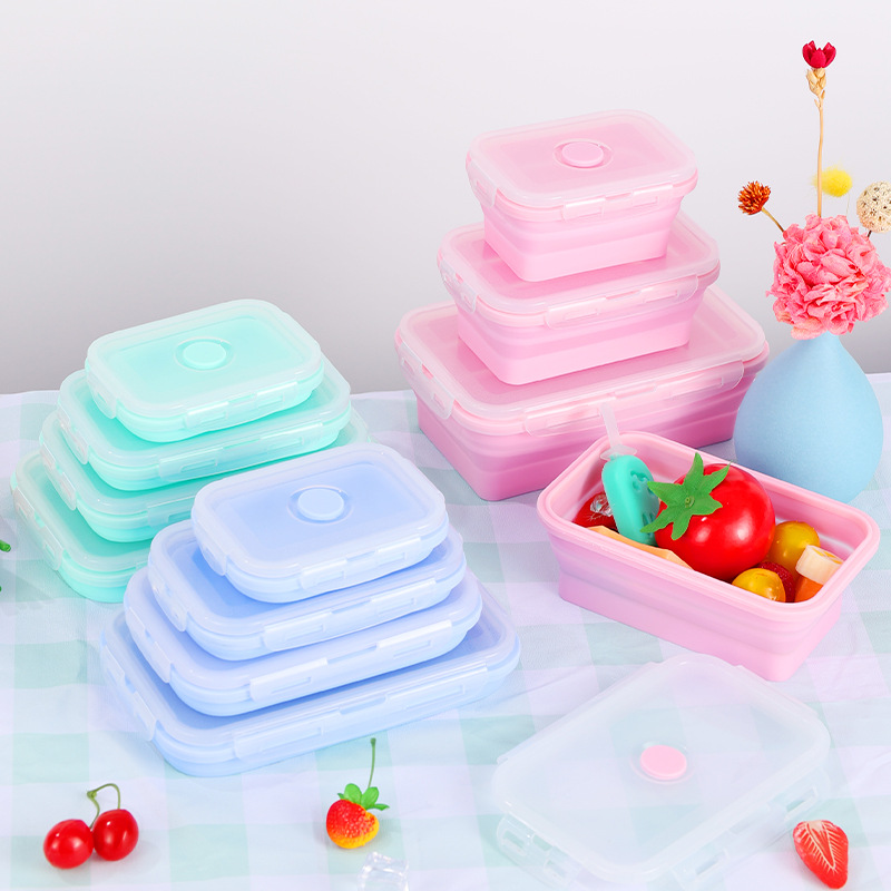 4PS 折りたたみ式食品保存容器 蓋と通気口付き、キッチンス - Meal Prep Chia Pudding のレビューと価格