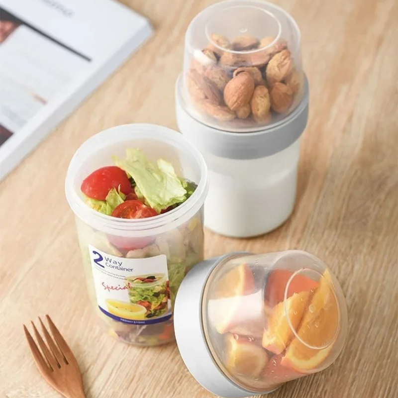 朝食用オートミールシリアルナッツヨーグルトサラダカップシール - Meal Prep Yogurt Containers のレビューと価格
