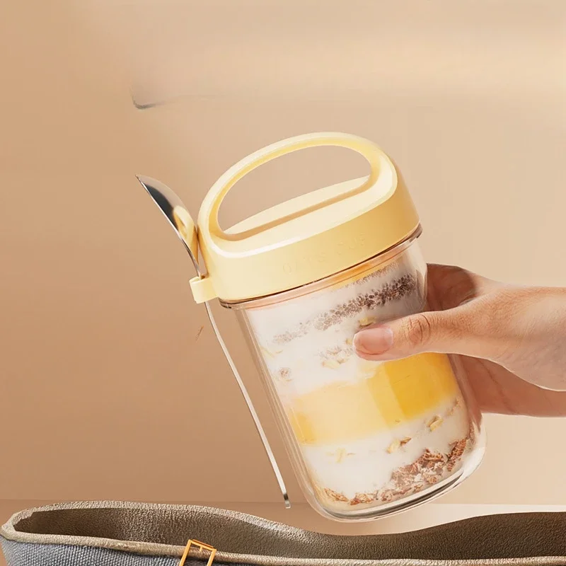 420 ミリリットル新しい朝食カップオートミールシリアルナッ - Meal Prep Yogurt Containers のレビューと価格