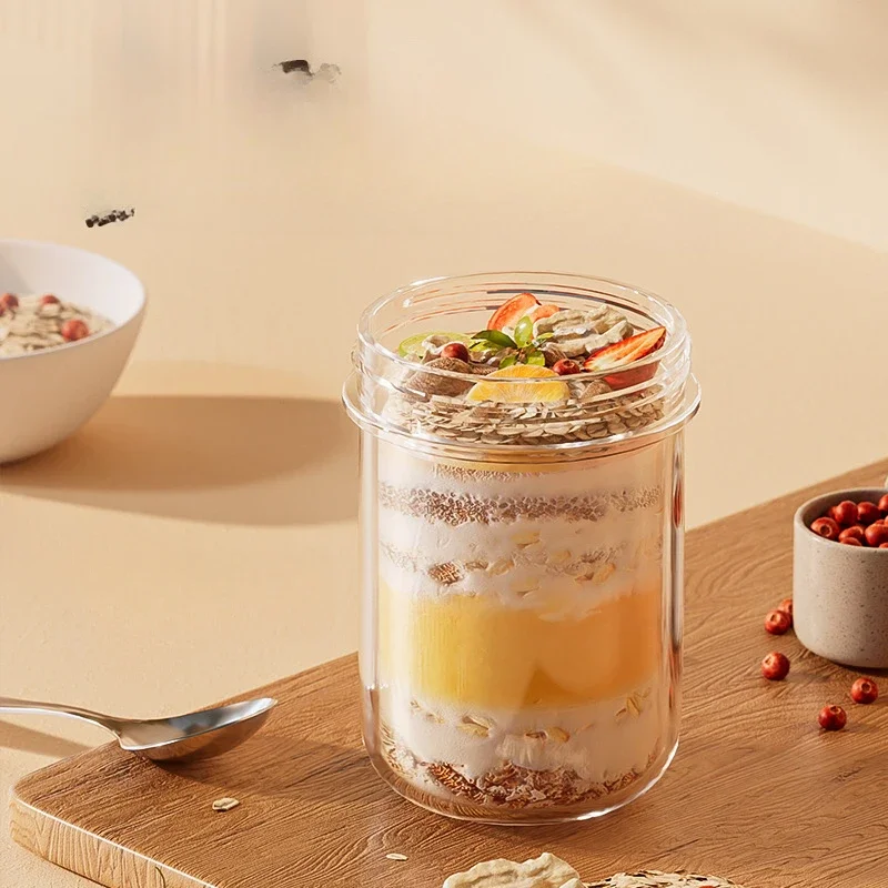 420 ミリリットル新しい朝食カップオートミールシリアルナッ - Meal Prep Yogurt Containers のレビューと価格