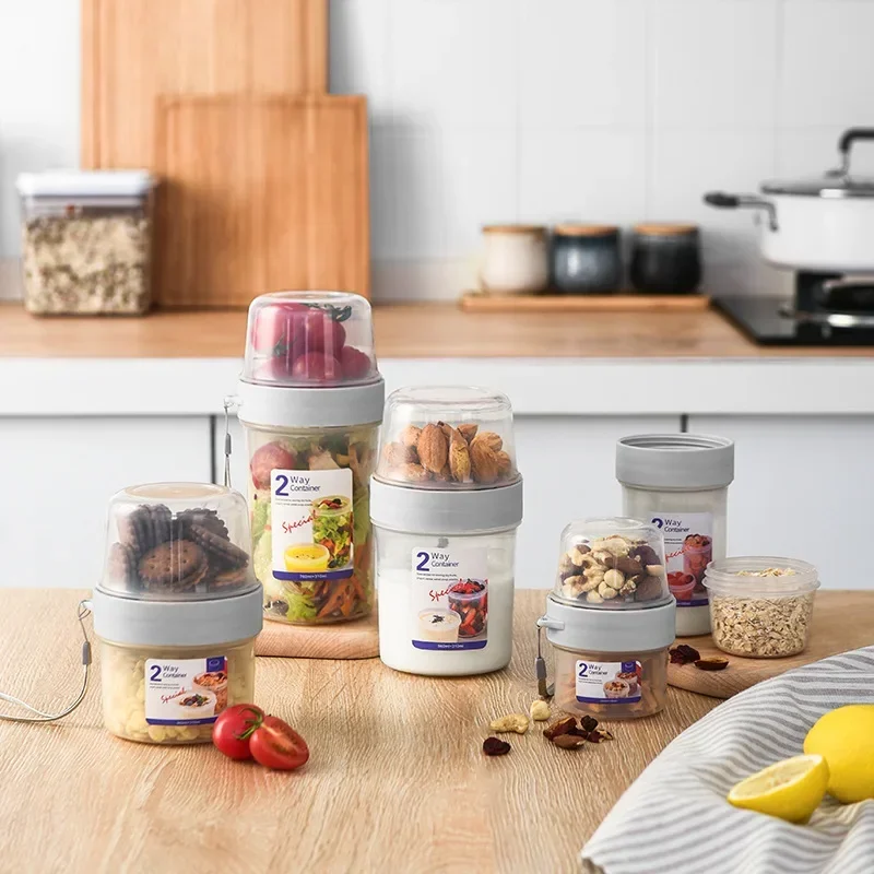 朝食用オートミールシリアルナッツヨーグルトサラダカップシール - Meal Prep Yogurt Containers のレビューと価格