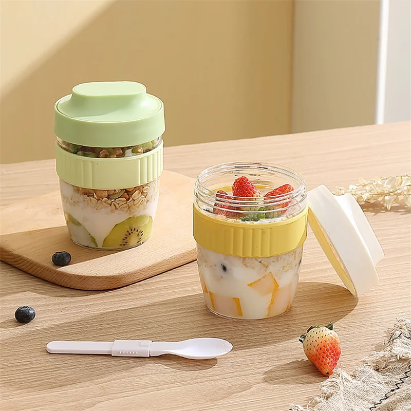 480/570 ミリリットル朝食カップポータブルオートミール - Meal Prep Yogurt Containers のレビューと価格