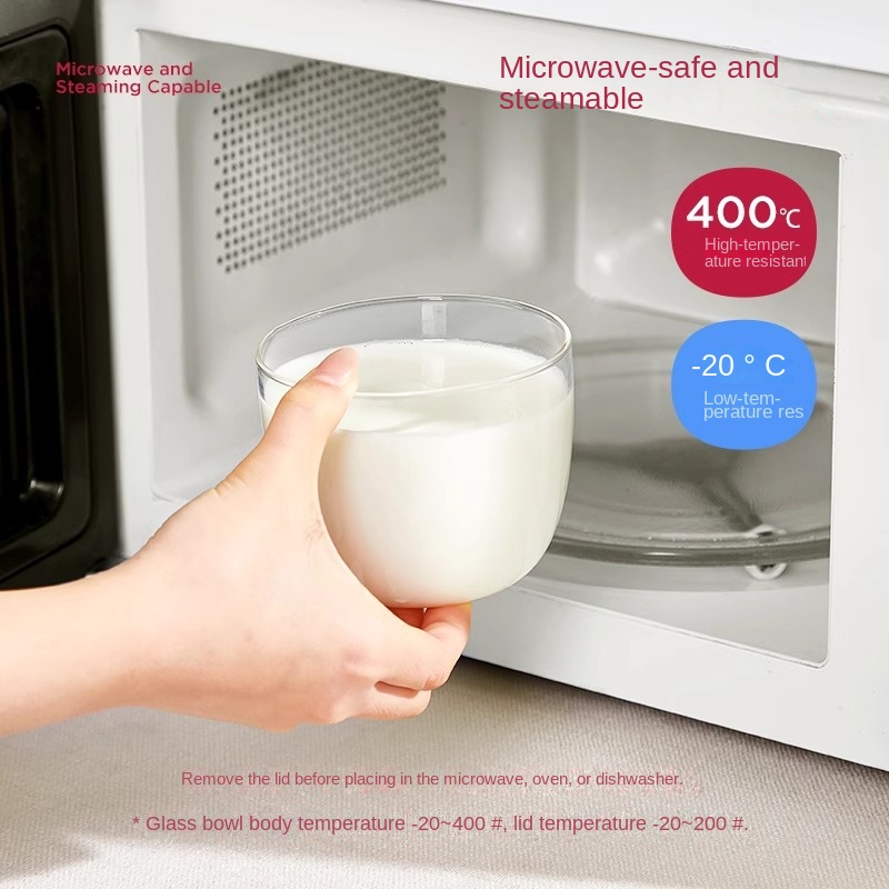 ガラス製オーバーナイトオーツ容器、気密性のある通気蓋付き、朝 - Meal Prep Yogurt Containers のレビューと価格