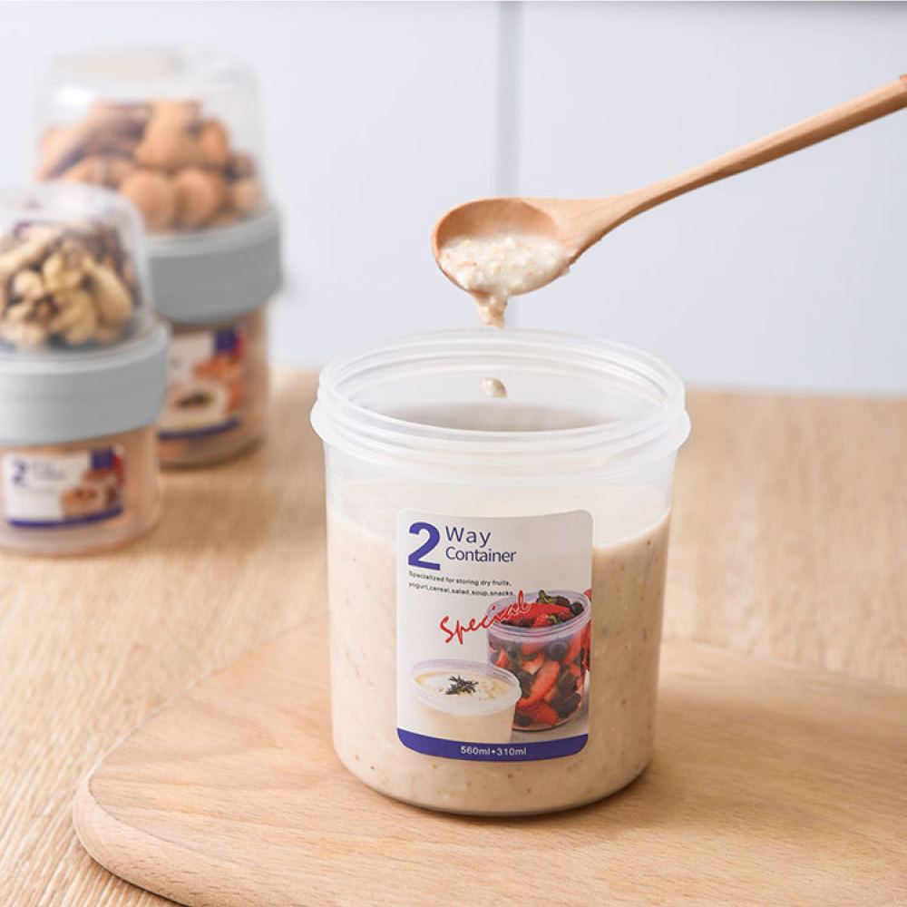 二重構造の漏れ防止フードケース、ベビーフード、ヨーグルト、サ - Meal Prep Yogurt Containers のレビューと価格
